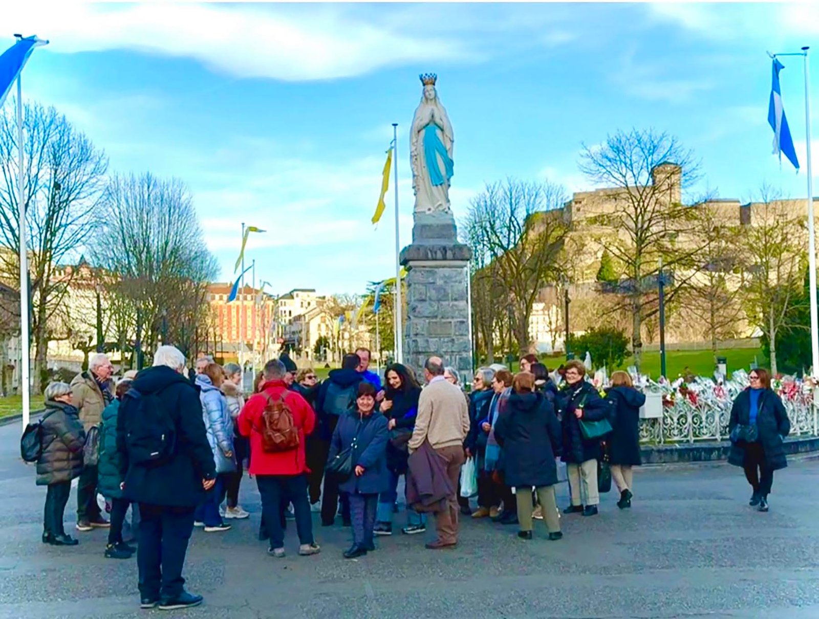 Pilgrims at Lourdes