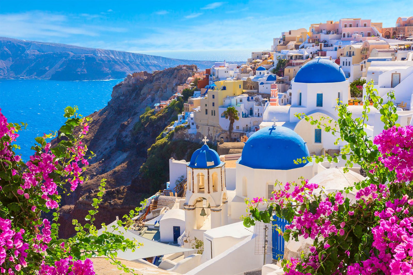 Sunset over Santorini