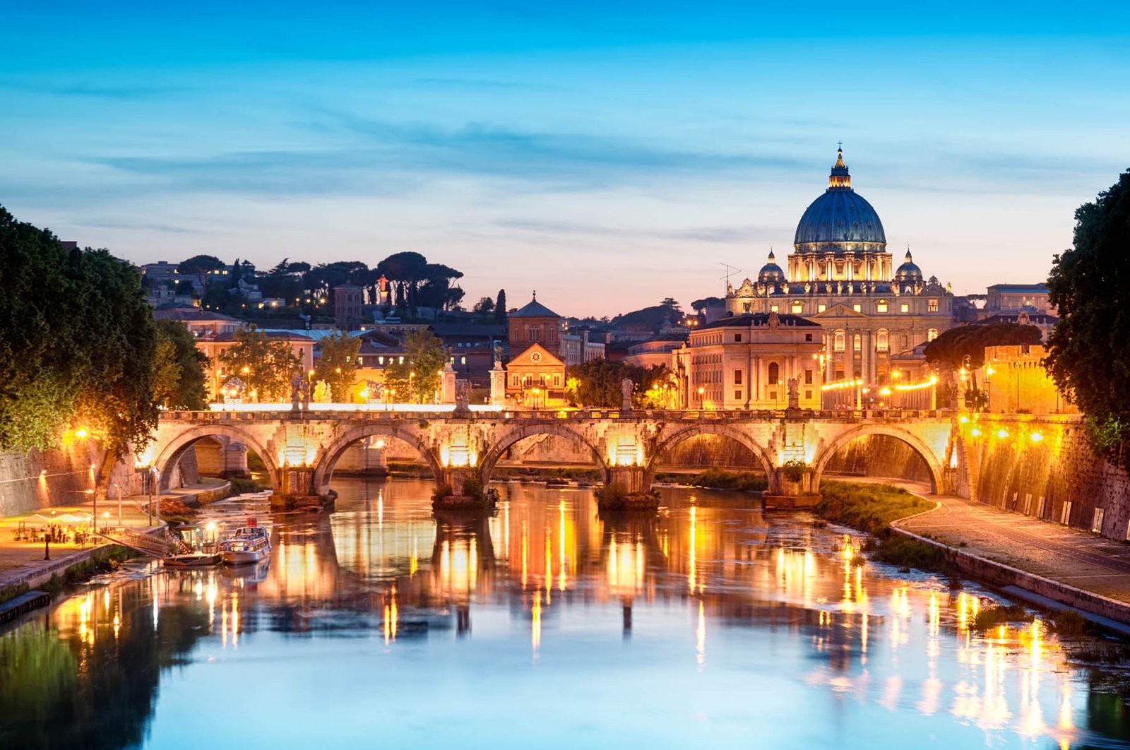 Night View of Rome